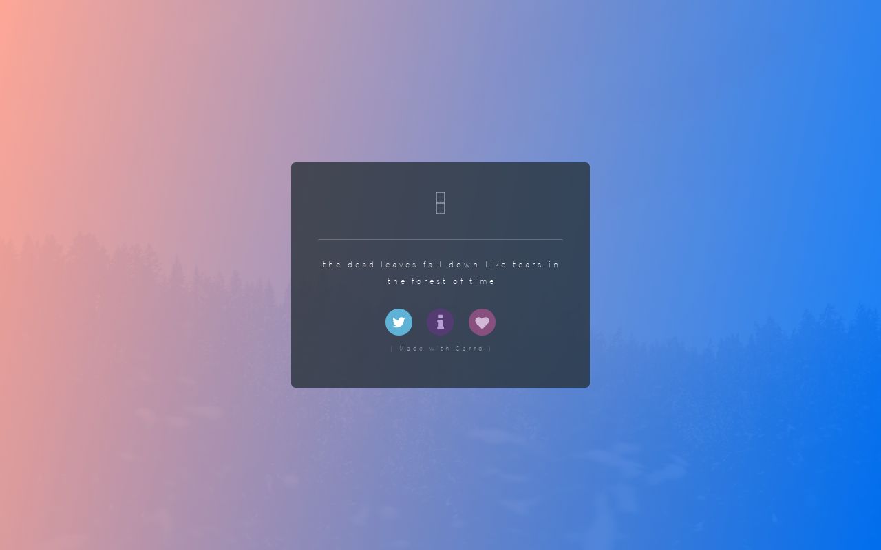 Carrd profile picture for @awake